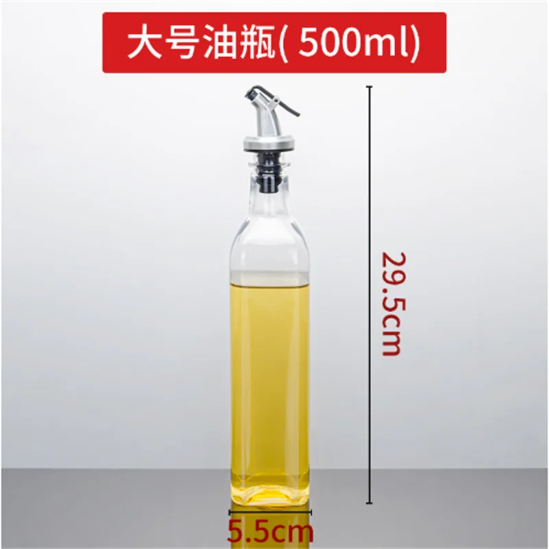 Oil Pot Bottle Leak-Proof Kitchen Seasoning Dispenser