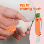 3-in-1 Cup Cleaning Brush Bottle & Lid Cleaner