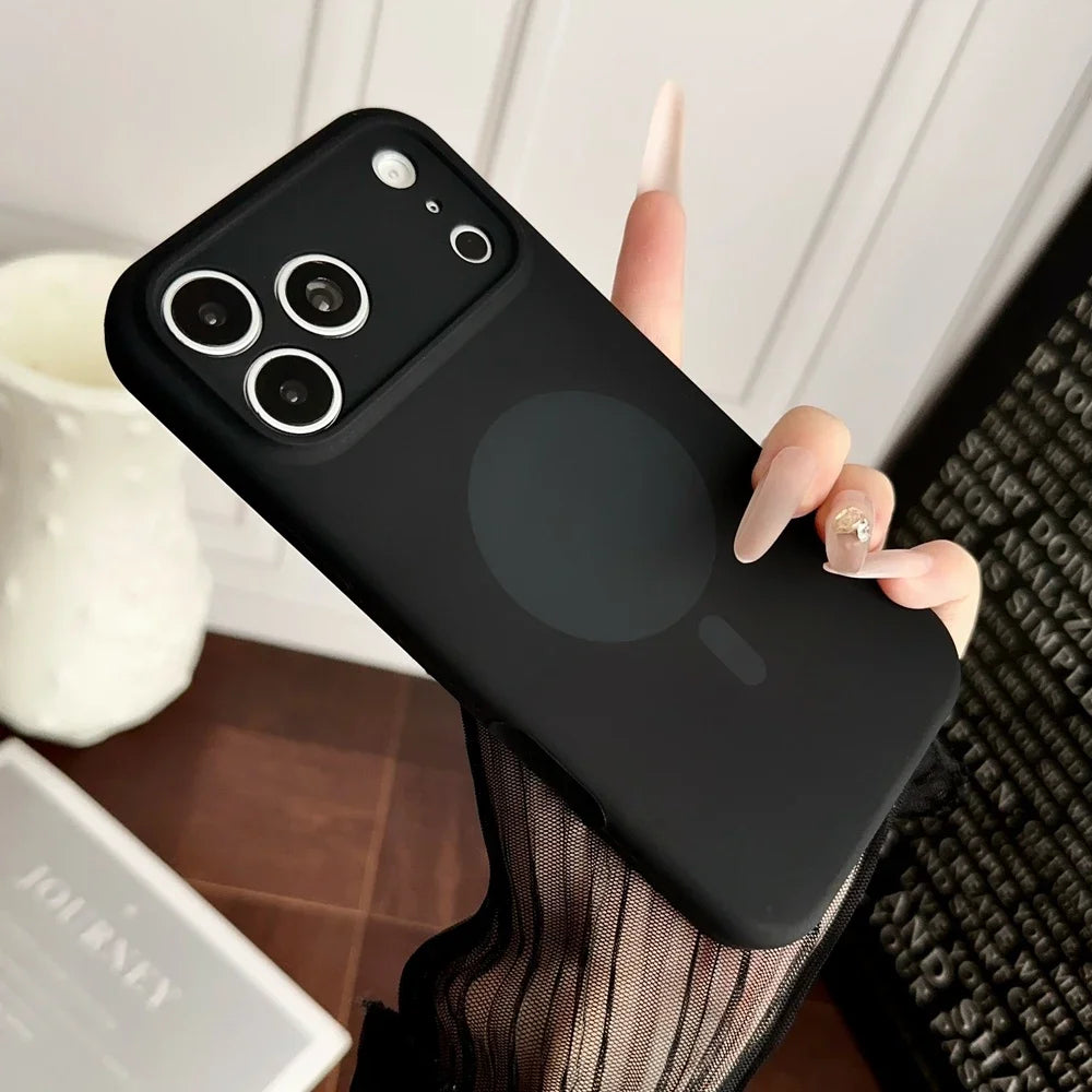 Liquid Silicone iPhone Case - Soft Colour Shockproof Cover