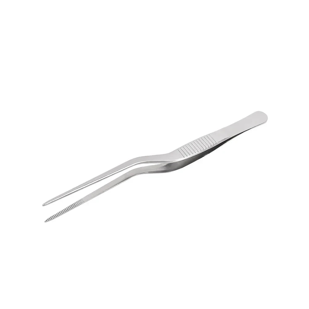 Kitchen Tweezers Stainless Steel – BBQ Food Clip & Cooking Tongs (1/3Pcs)