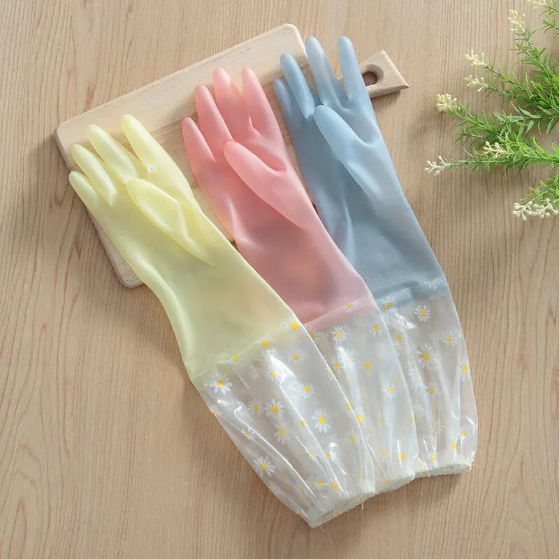 Waterproof Cleaning Gloves Latex Rubber Gloves