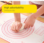 UNTIOR Silicone Baking Mat Non-Stick Dough Kneading & Pizza Rolling Pad