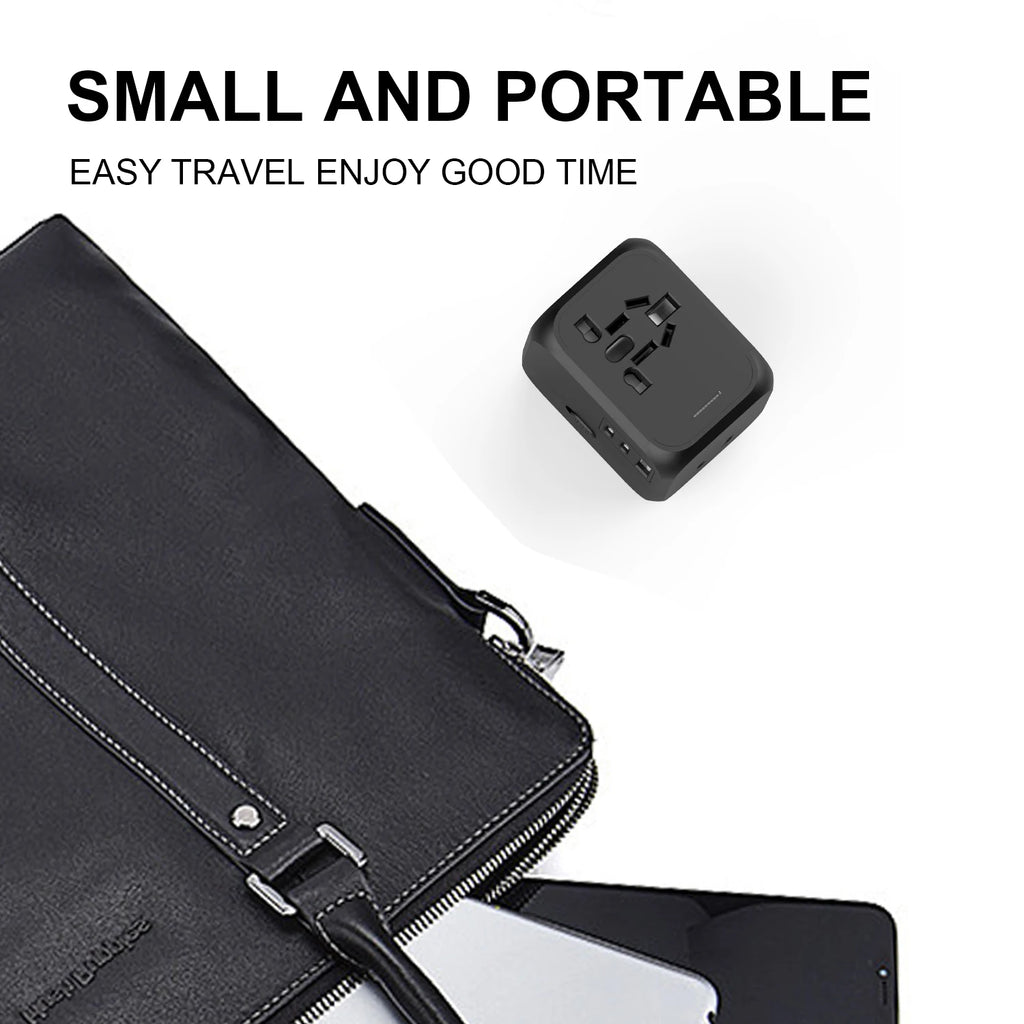 Universal Multi Function Travel Adapter USB C Fast Charger International Plug