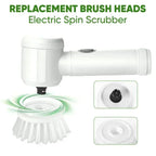 Cordless Electric Spin Scrubber 5 Brush Heads