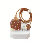 Cute Ice Cream iPhone Charger Protector Case