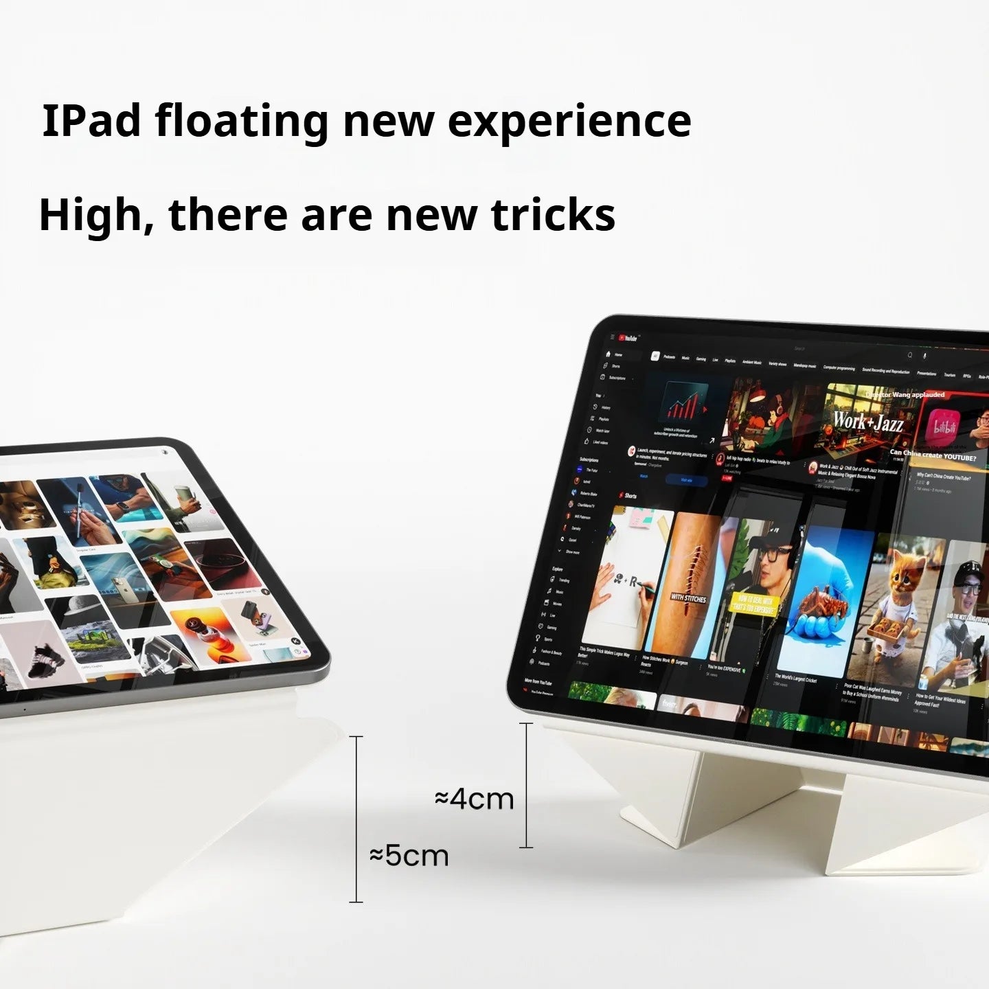 Magnetic Smart Folio Case for iPad Air Pro 13 Mini A17 Pro Cover