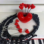 Love Fruit Fork Set Stainless Steel Cake, Snack & Dessert Forks Gift Set