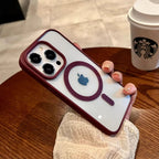 Natural Titanium MagSafe Case for iPhone 11 12 13 14 15 16 Pro Max