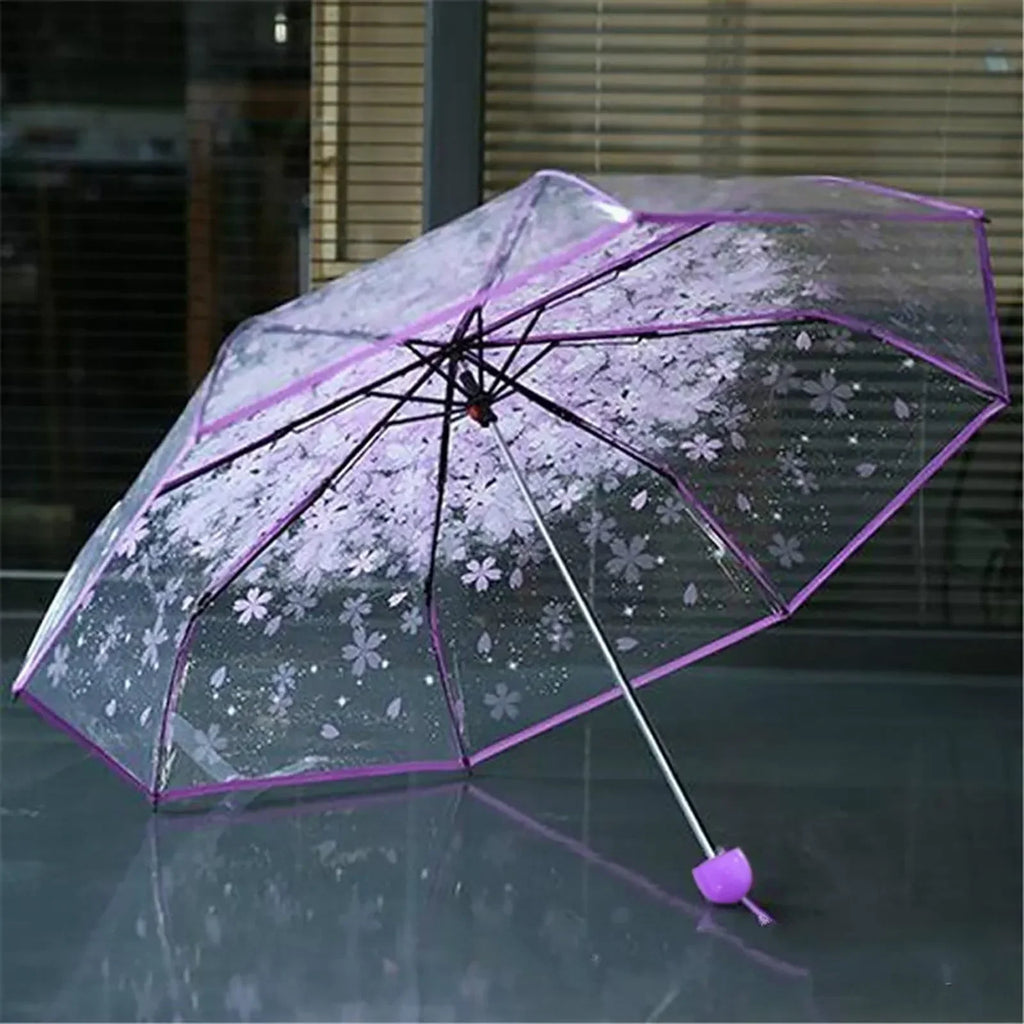 Buy Cherry Blossom Transparent Umbrella