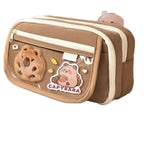 Kapibara Pencil Case Cute Stationery Box for School Students