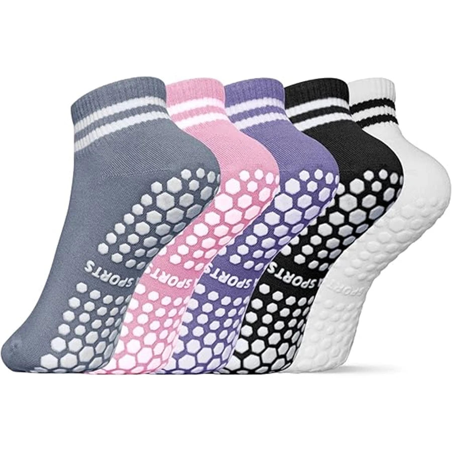 Women’s Grip Socks Non Slip Yoga Pilates Ballet Workout Socks