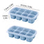 Mini Silicone Ice Cube Tray UK 8 Grid Ice Mold With Lid| Whisky Ice Maker