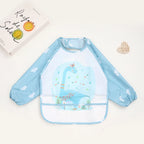 Baby Waterproof Long Sleeve Bib Smock Apron for Toddlers