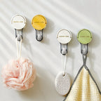 Suction Cup Wall Hooks Reusable No-Drill Towel & Clothes Hooks