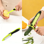 Stainless Steel Vegetable Peeler Anti Slip Handle Fruit & Potato Scraper