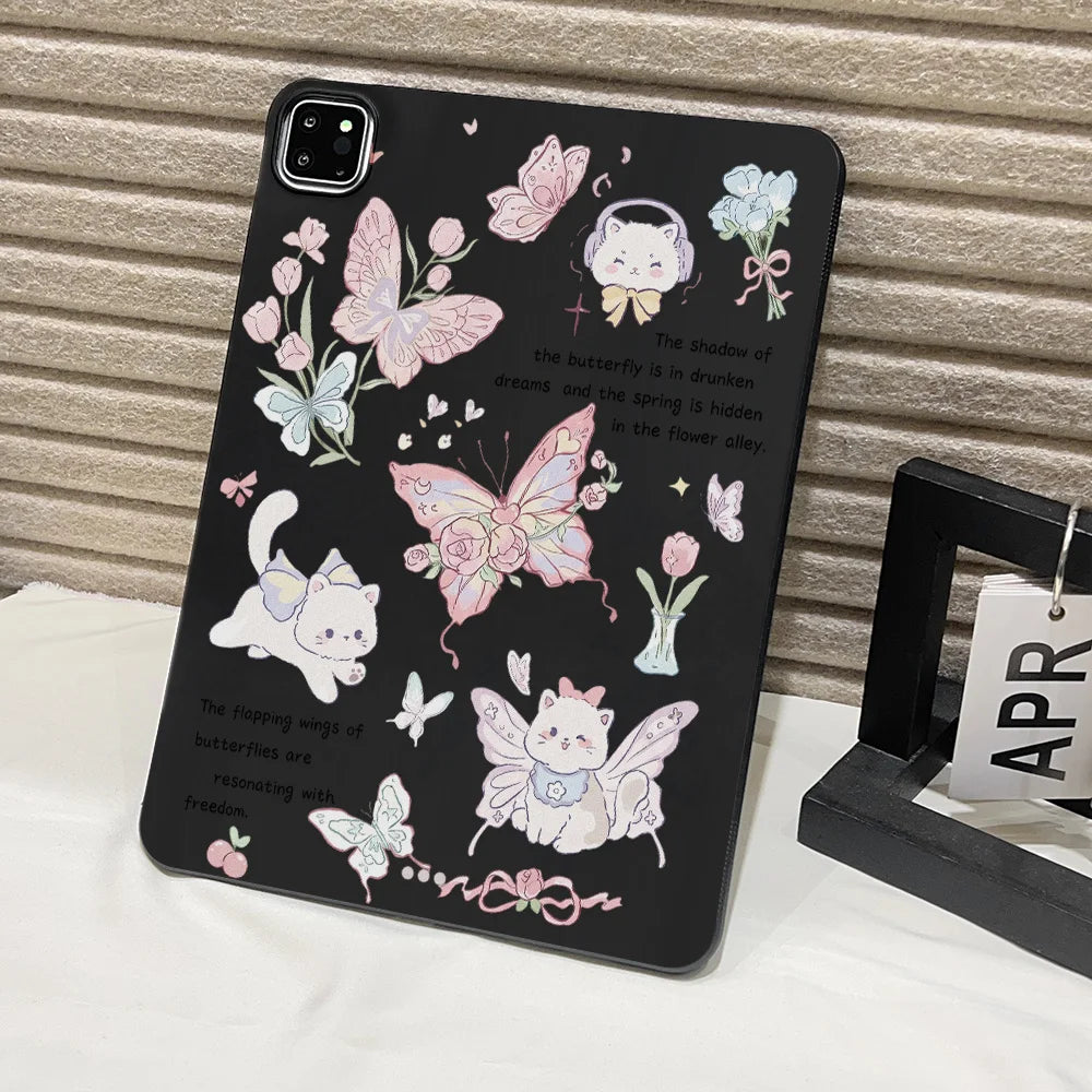 Classic Leopard & Cow Print iPad Case for Air 11 13 Pro & Mini Cover