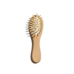 Newborn Baby Wooden Hair Brush & Comb Set Soft Wool Brush