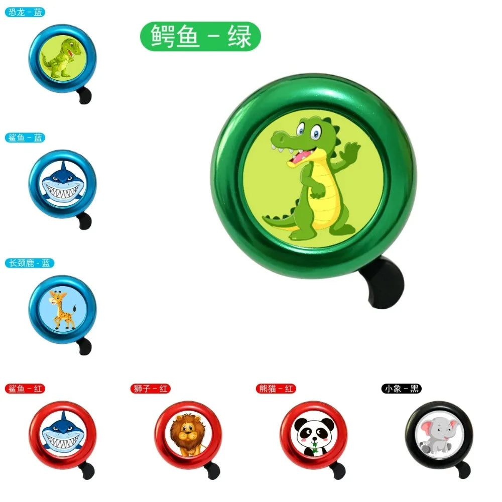 Cartoon Animal Bike Bell Loud Aluminum Alloy Bell for Kids & Scooters
