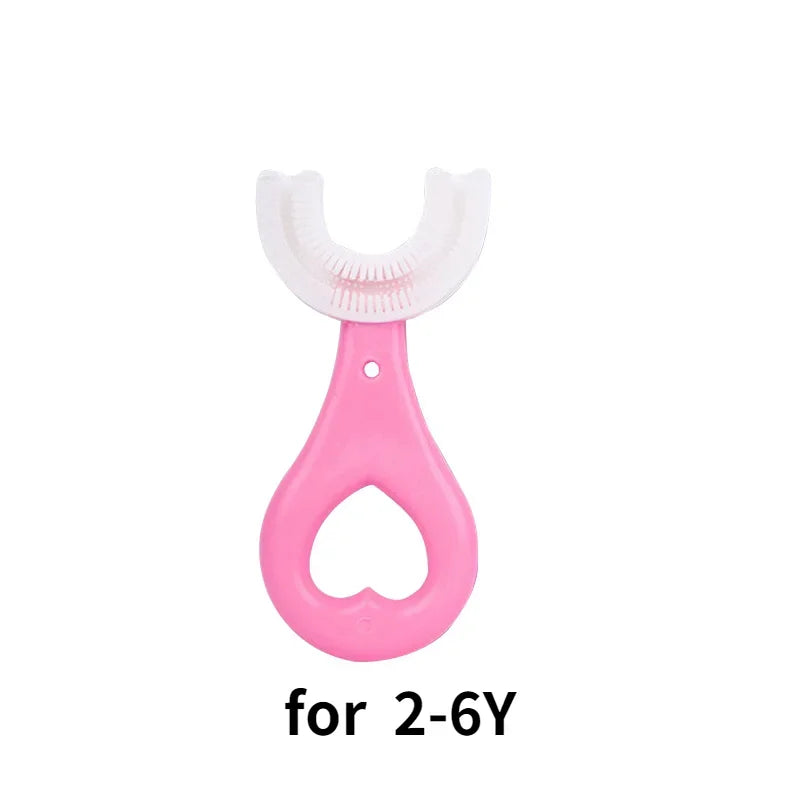 Baby 360° U Shape Toothbrush Soft Silicone Kids Teeth Brush