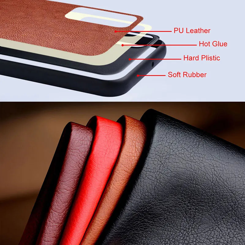 Classic PU Leather Case for Nothing Phone 4A Pro Stylish Cover