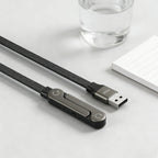 240W/65W Foldable Bracket Data Cable with Braided Cable Fast Charging Cord for iPhone 17