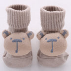 Baby Anti-Slip Socks UK – Cute Bow & Lion Toddler Slippers