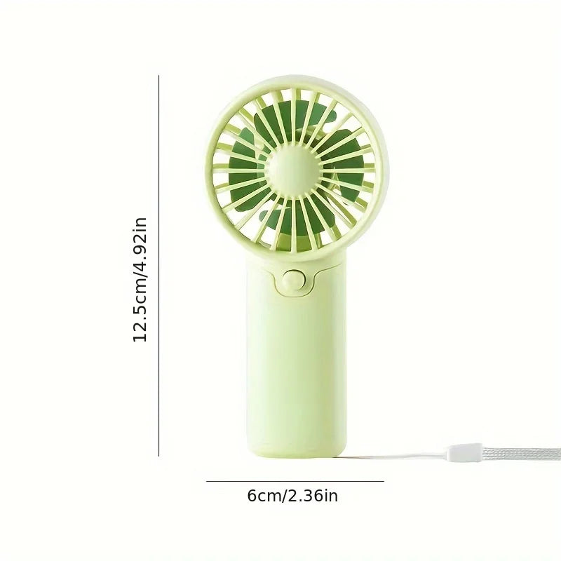 Cute Mini Handheld Fan UK Pocket Size Low Noise Portable Fan
