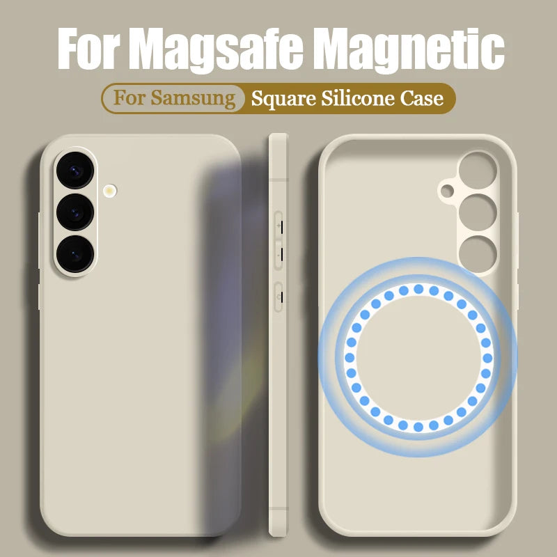 Luxury Magnetic MagSafe Case for Samsung Galaxy S22 S23 S24 S25 S26 Main image