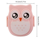 Portable Children Lunch Box Cartoon Bento Food Container with Cutlery Set