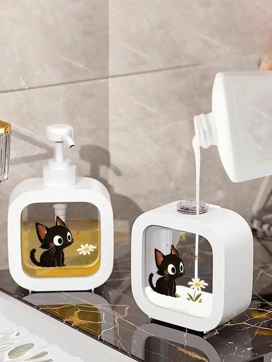Cute Dachshund Soap Dispenser Dog Design Kitchen & Bathroom Pump Bottle
