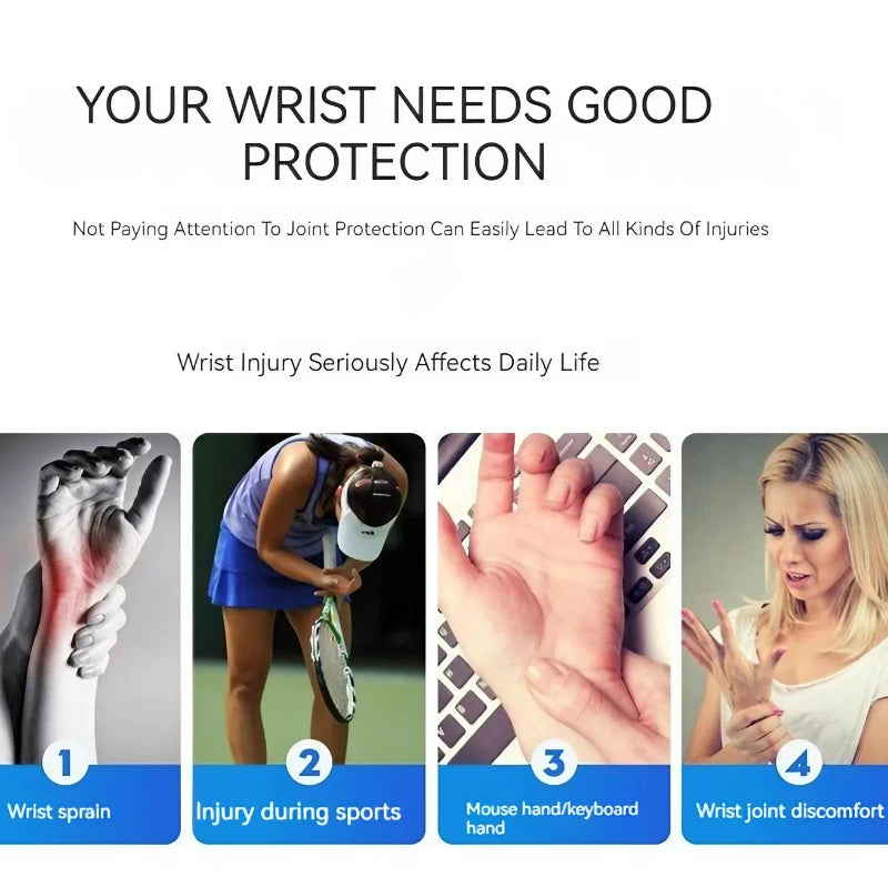 Gym Wrist Wraps Hand Straps Weightlifting Support Brace Unisex