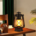 USB Rechargeable Retro Flame Camping Lantern LED Light