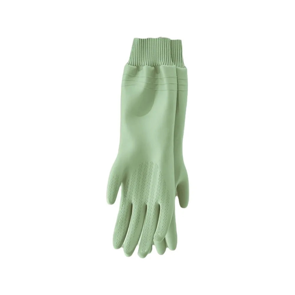 Fleece Dishwashing Gloves Waterproof Cleaning Gloves
