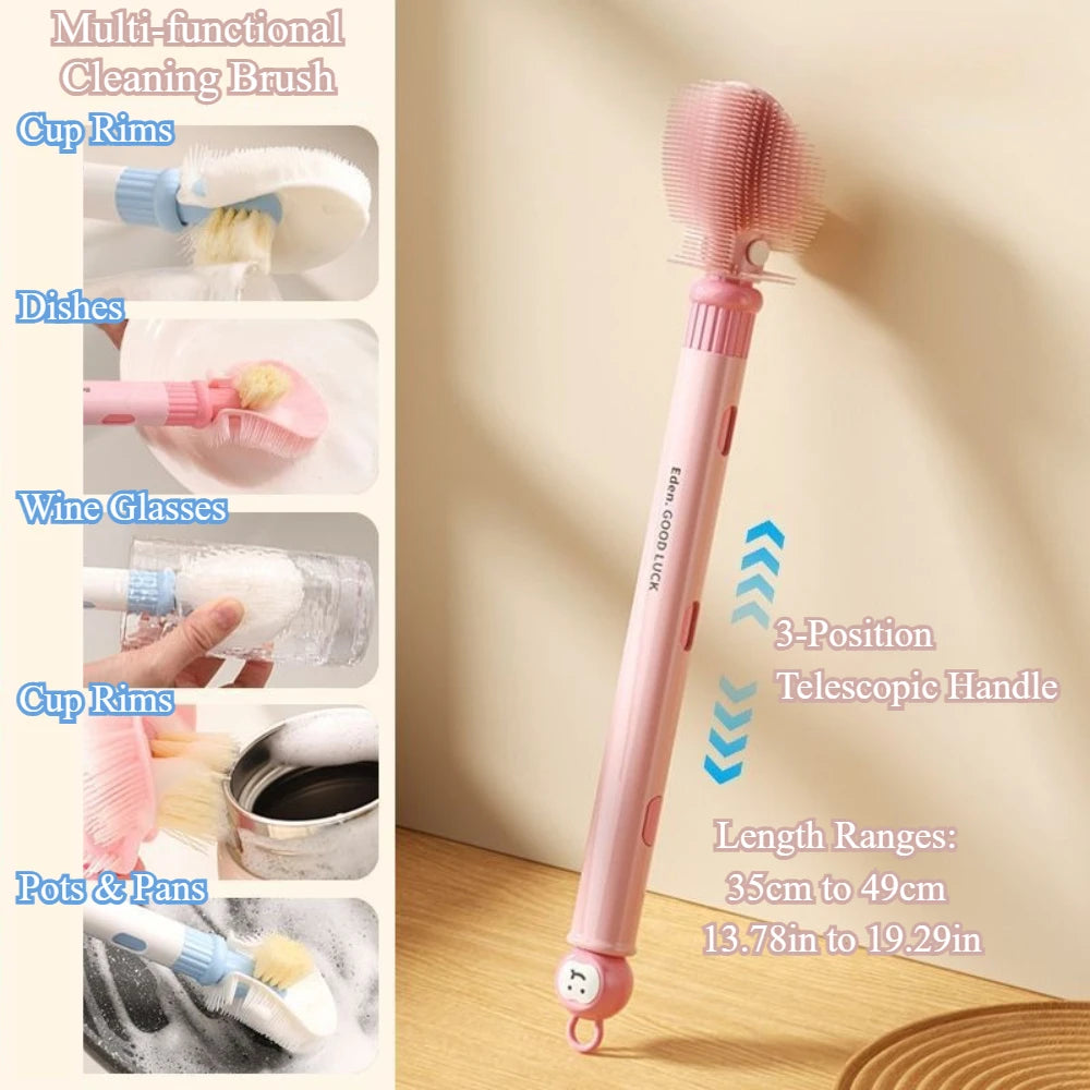 6-in-1 Bottle Cleaning Brush Cup & Straw Cleaner