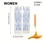 Acupressure Foot Massage Socks for Tired Feet & Reflexology Care