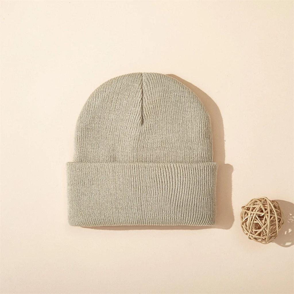 Baby Knitted Winter Hat Soft Warm Newborn Bonnet