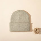Baby Knitted Winter Hat Soft Warm Newborn Bonnet