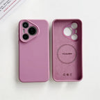 Luxury MagSafe Liquid Silicone Case for Huawei Pura 80 Pro & 80 Ultra
