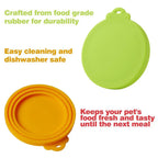 3 in 1 Silicone Can Lid Cover Reusable Fresh Food Storage Seal Lid