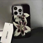 Lily Orchid Flower iPhone Case for iPhone 17 16 15 14 Pro Max Cover