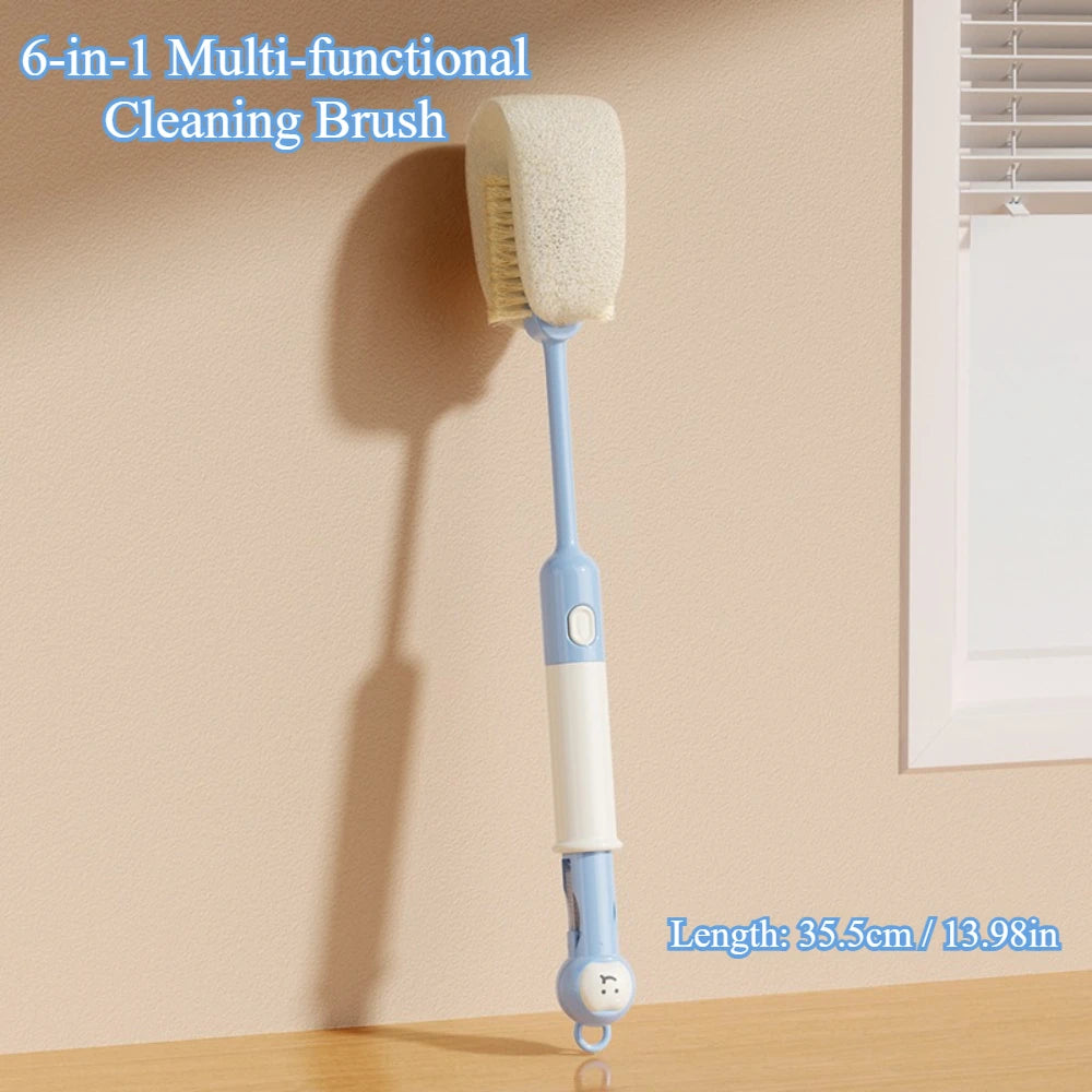 6-in-1 Bottle Cleaning Brush Cup & Straw Cleaner