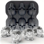 Diamond Rose Gun Shape Ice Cube Mold Silicone Cocktail Ice Maker Tray