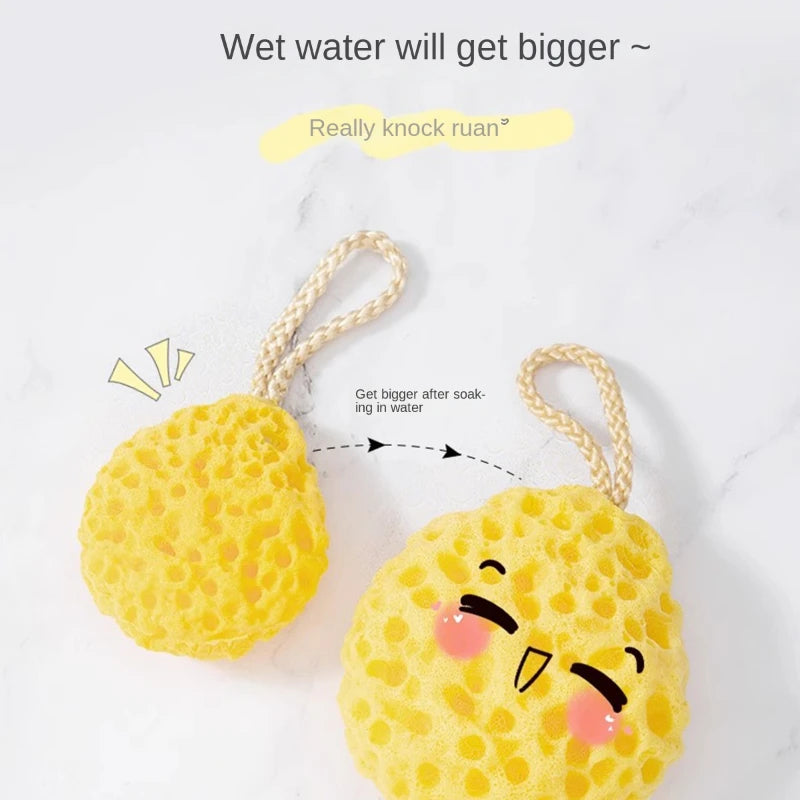 Cheese Bath Ball Super Soft Honeycomb Baby Bath Sponge