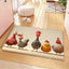 Funny Chicken Kitchen Mat Non-Slip Machine Washable Rug Decor