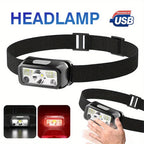 8 Modes LED Motion Sensor Headlamp COB Head Light