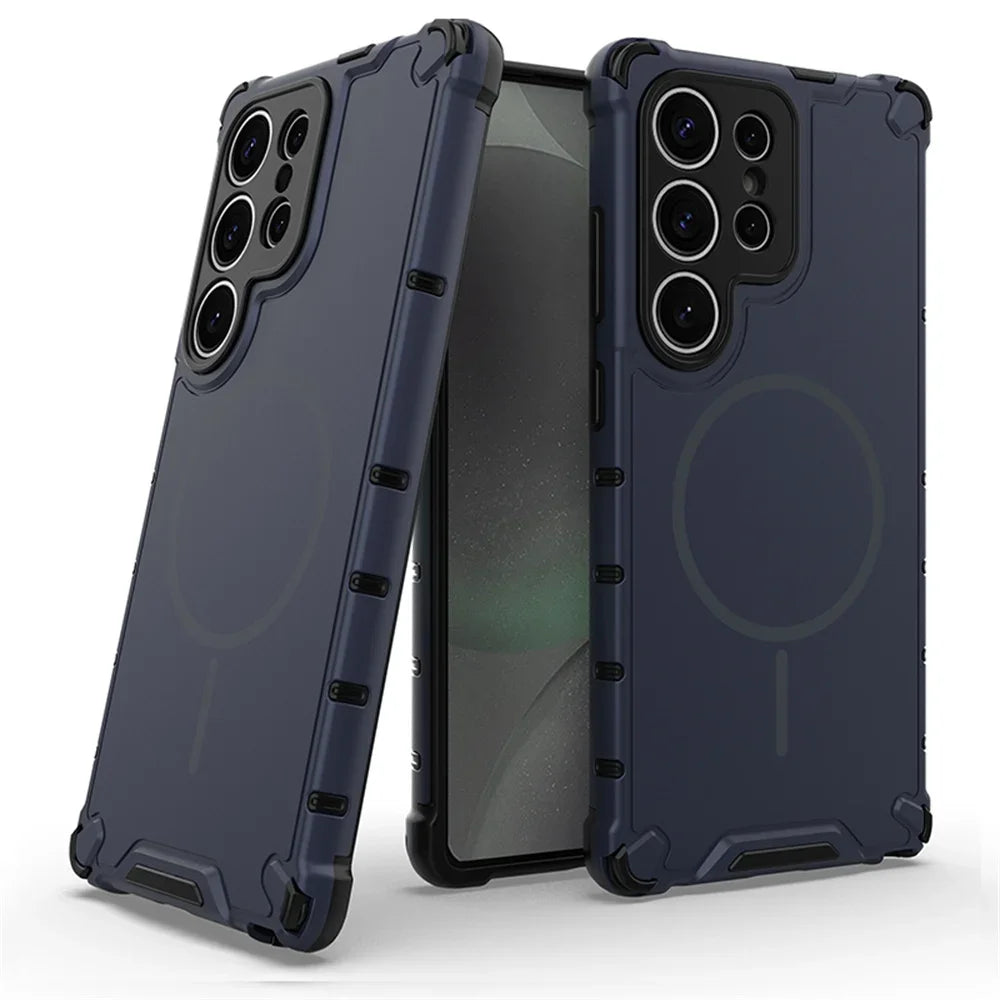 MagSafe Armor Bumper Case for Samsung Galaxy S23 S24 S25 S26