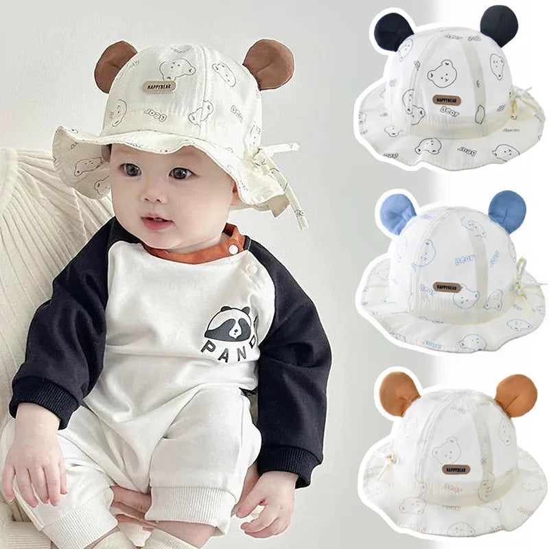 Cartoon Baby Fisherman Hat UK Infant Sun Cap 3–12 Months