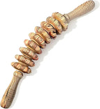 Wooden Therapy Massage Roller Stick for Muscle & Fascia Relief