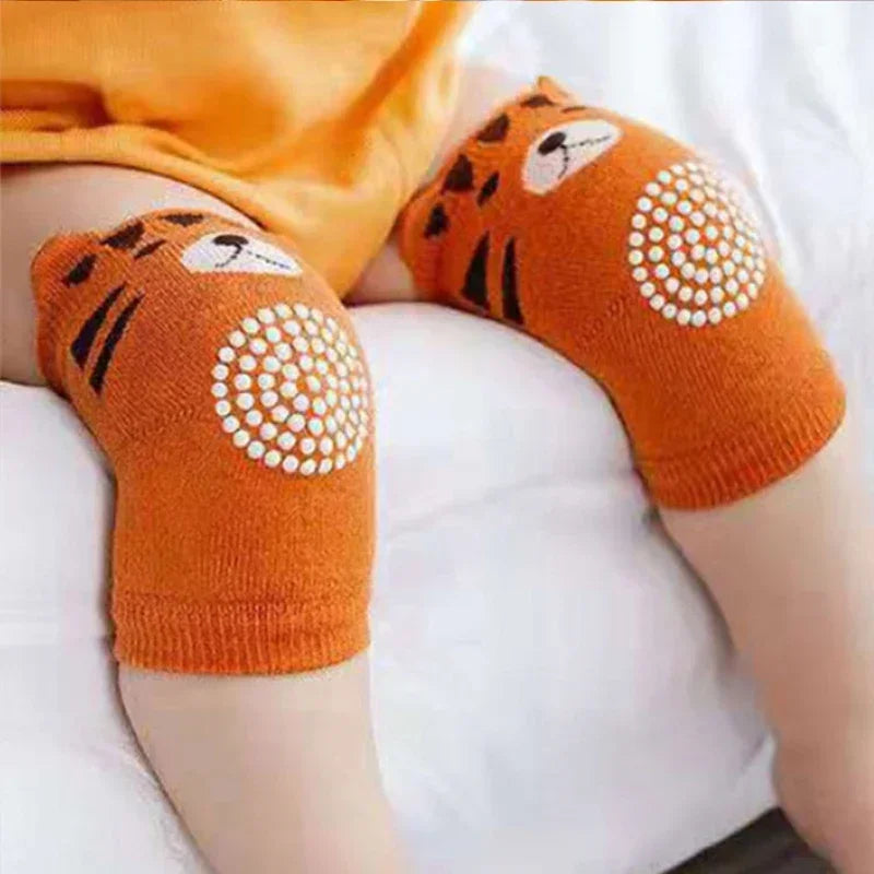Baby Knee Pads Cotton Anti-Slip Crawling Protector (1 Pair) Secondary image