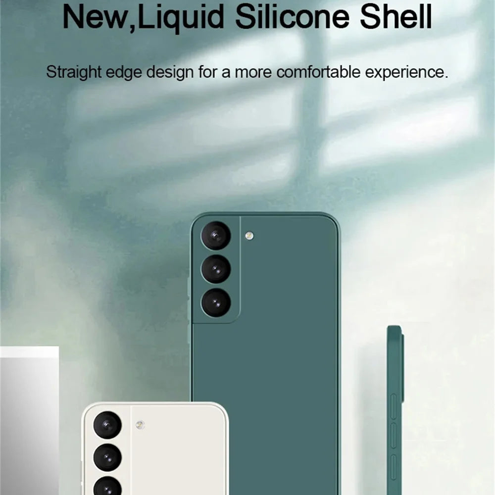 Luxury Liquid Silicone Case for Samsung Galaxy S20 S21 S22 S23 S24 S25 Secondary image